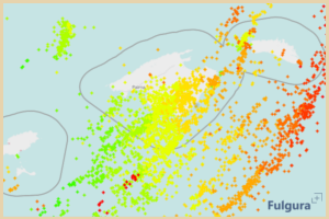 Rayos en Baleares 27 de febrero de 2016