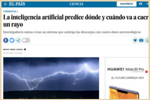 Recorte periódico El País Ciencia
