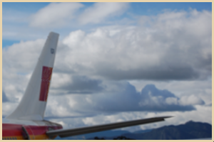 Los datos de rayos son importantes para planificar el tráfico aéreo.